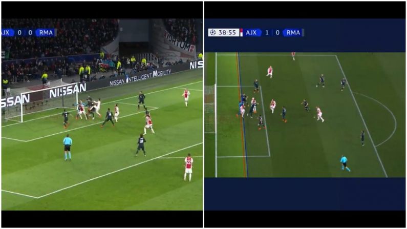 WATCH: First Ever CL VAR Decision Denies Ajax Half-Time Lead Over Madrid