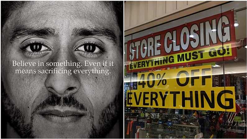 Sports Shop That Boycotted Nike Due To Kaepernick Ad Closes Down