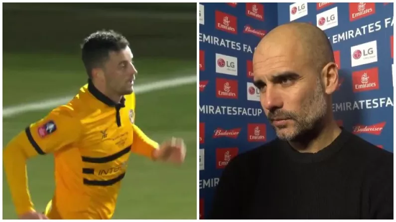 Padraig Amond Reveals Congratulations From Pep Guardiola After FA Cup Defeat