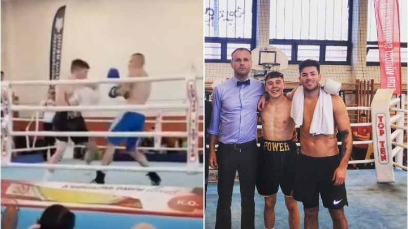 Watch: Ireland's Youngest Pro Boxer Storms To First Round KO With Brutal Onslaught