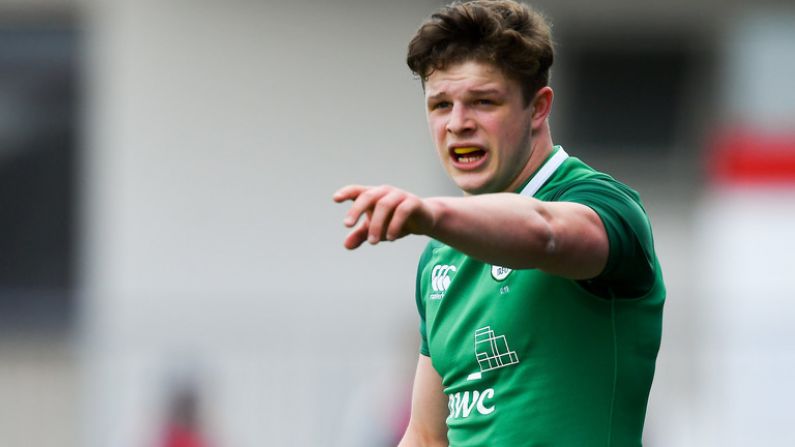 Angus Kernohan Returns To Ireland U20s Team For Italy Clash