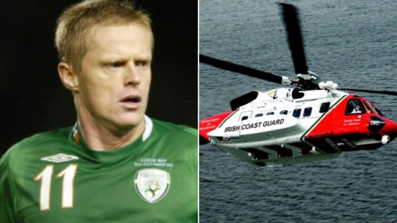 Damien Duff's Irish Sea Recovery Session Once Brought Out The Coast Guard