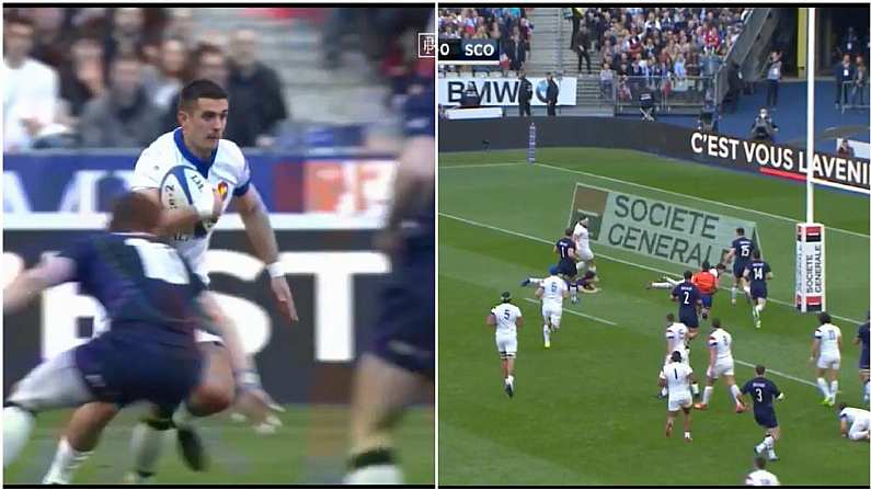 WATCH: Sensational Thomas Ramos Run Sets Up Blistering France Try