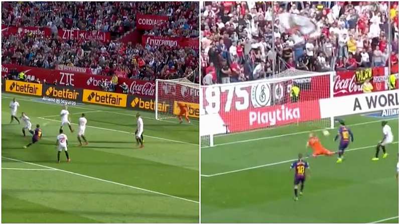 Watch: More Messi Magic As Argentine's Hat Trick Secures Sevilla Victory