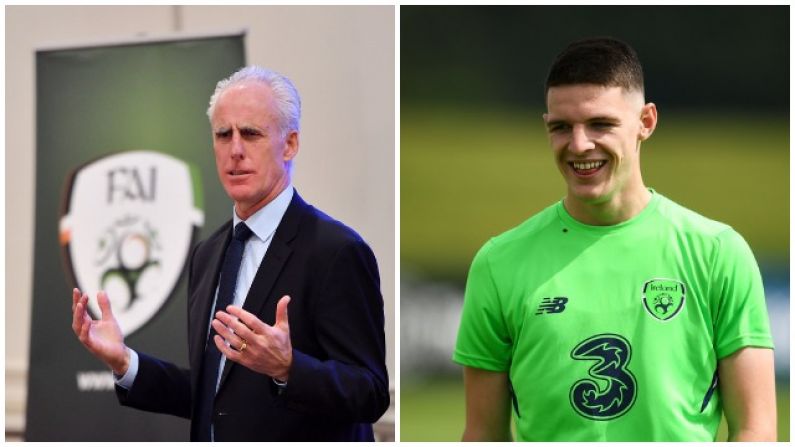 Mick McCarthy Opens Up On Details Of Call With Declan Rice