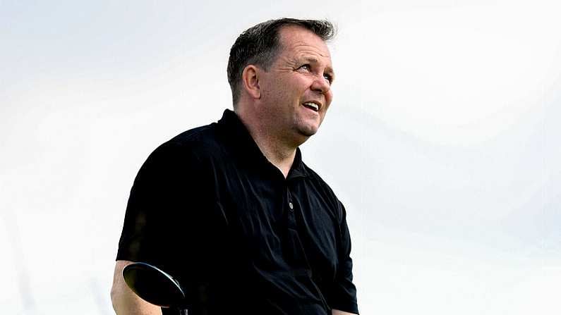 3 July 2019; Wexford hurling manager Davy Fitzgerald during the Pro-Am round ahead of the Dubai Duty Free Irish Open at Lahinch Golf Club in Lahinch, Co. Clare. Photo by Ramsey Cardy/Sportsfile