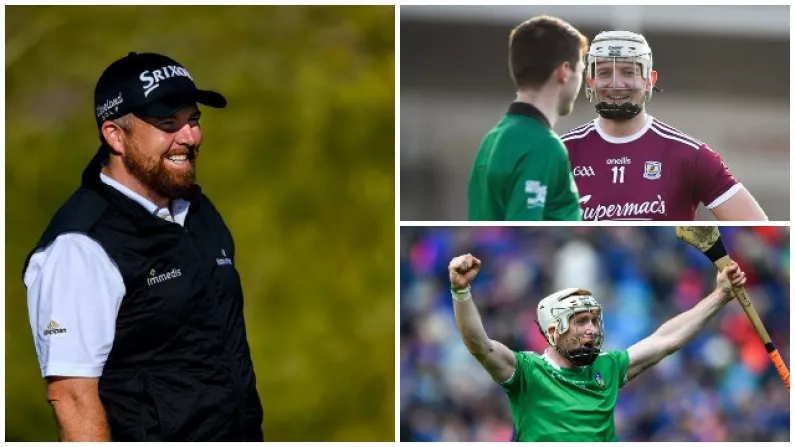 In Pictures: Hurling And Golf Meet At The Irish Open Pro-Am