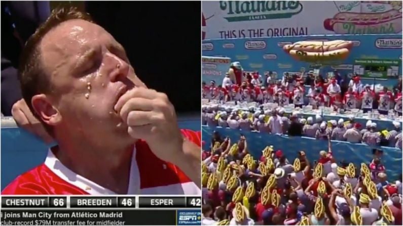 Watch: Man Eats 71 Hotdogs In 10 Minutes To Win US Competition