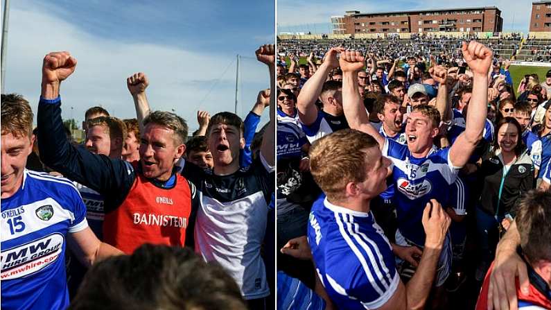 Watch: Superb Scenes As Laois Celebrate Sensational Shock Over Dublin