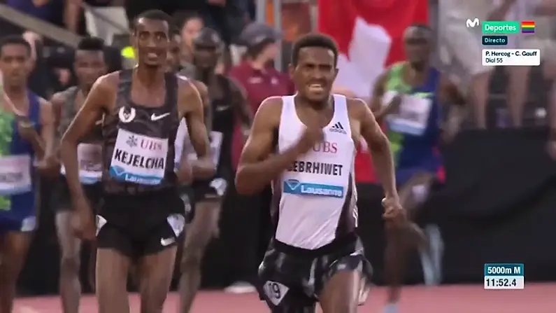 Ethiopian Suffers Embarrassment After Celebrating 5000m Prematurely