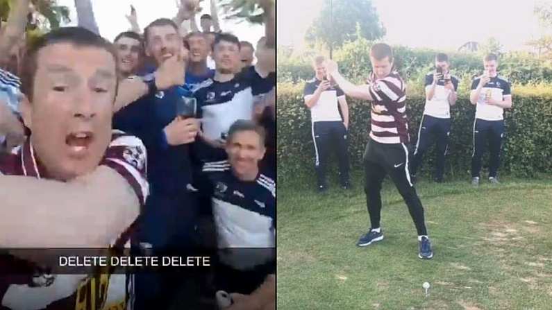 The Laois Panel Celebrate The Only Way Hurlers Should - With Buff Egan