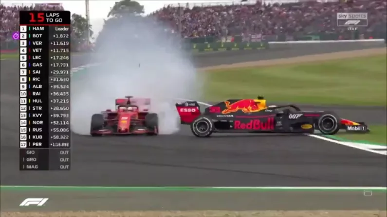 Vettel Apologises To Verstappen After Ruining Podium Chances