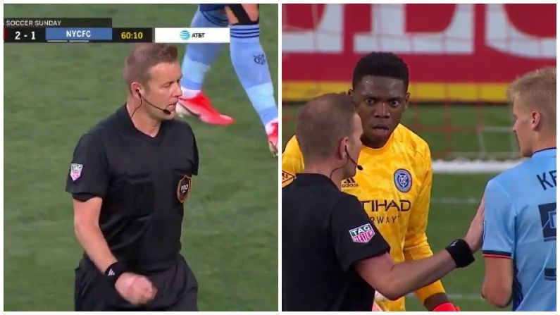 Irish Ref Amid MLS Controversy As Coach Has To Be Restrained