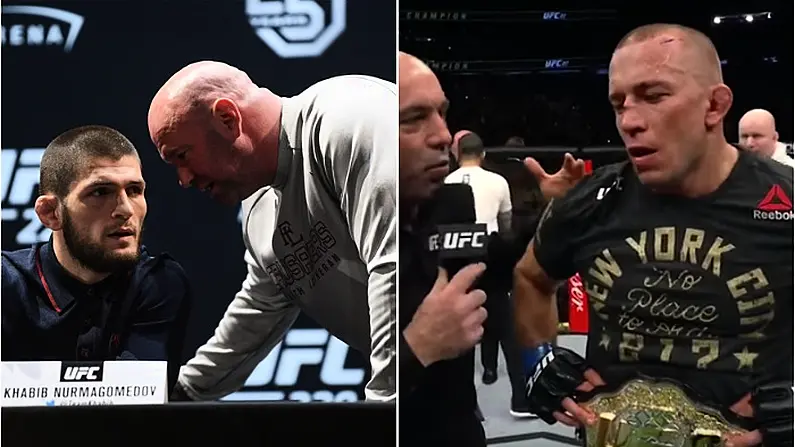 Dana White Opens Up On Why He'll Never Give GSP His Khabib Shot