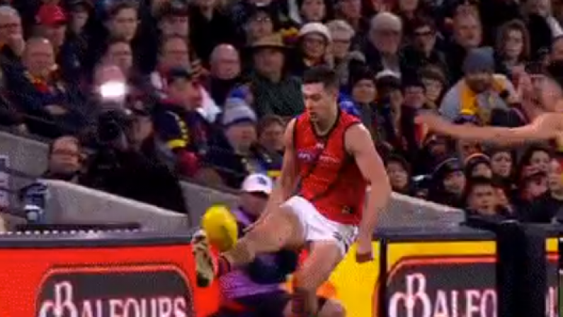Tyrone's Conor McKenna Pulls Off Outrageous Solo Dummy In AFL Victory