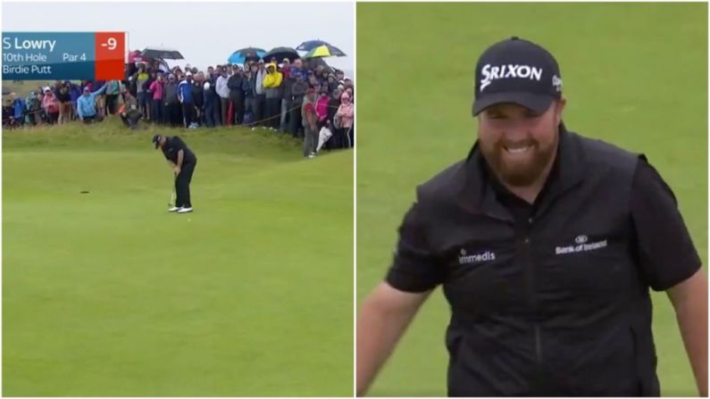 Watch: Shane Lowry Extends Open Championship Lead With Monster Putt