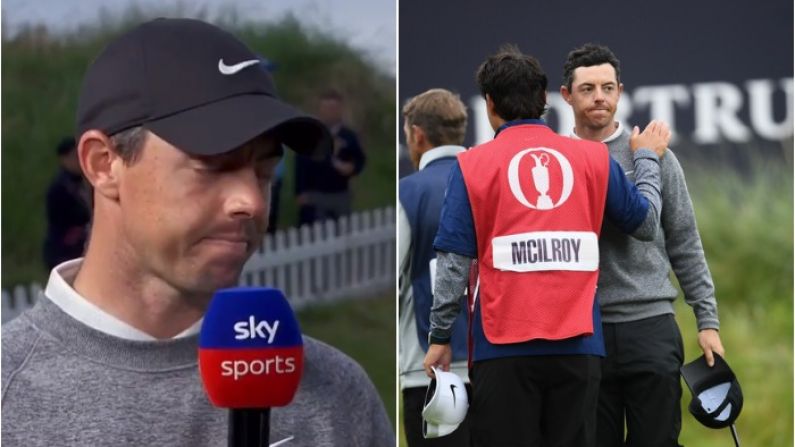 Emotional Rory McIlory Fights Back Tears After Failing To Make The Cut At The Open