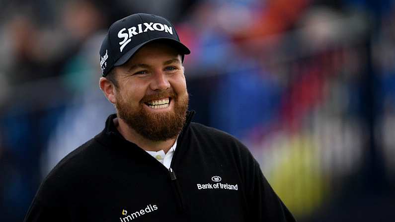 18 July 2019; Shane Lowry of Ireland during Day One of the 148th Open Championship at Royal Portrush in Portrush, Co Antrim. Photo by Ramsey Cardy/Sportsfile