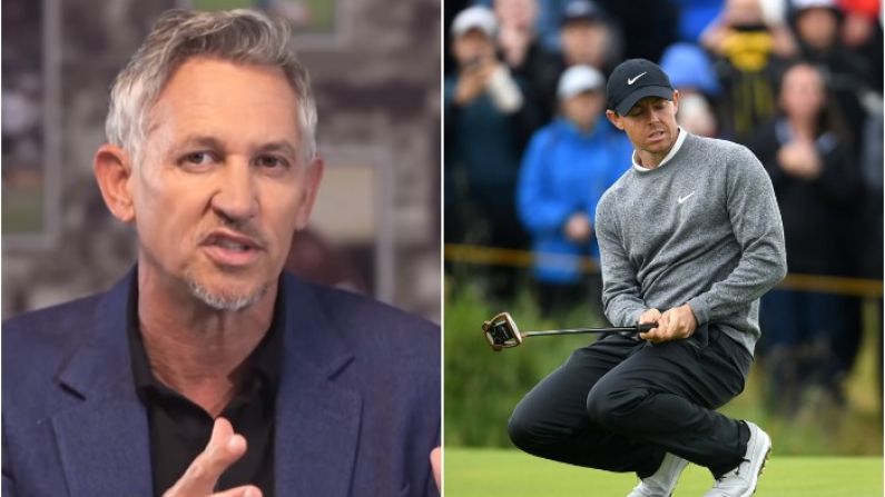 Gary Lineker Provokes Irish Sports Fans By Claiming Rory McIlroy As 'British'