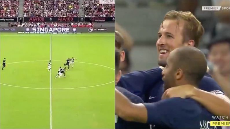Watch: Harry Kane Scores Outrageous Stoppage Time Winner From Halfway Line