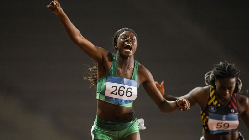 Rhasidat Adeleke Wins 100m GOLD For Ireland At Euro Youth Olympics