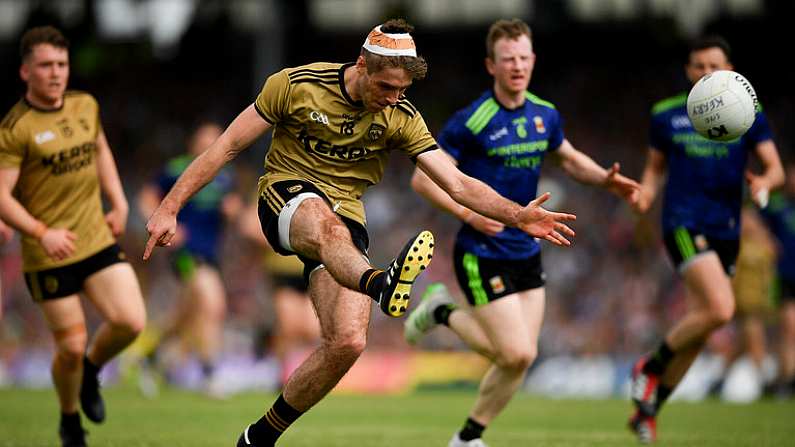 14 July 2019; Adrian Spillane of Kerry during the GAA Football All-Ireland Senior Championship Quarter-Final Group 1 Phase 1 match between Kerry and Mayo at Fitzgerald Stadium in Killarney, Kerry. Photo by Eoin Noonan/Sportsfile