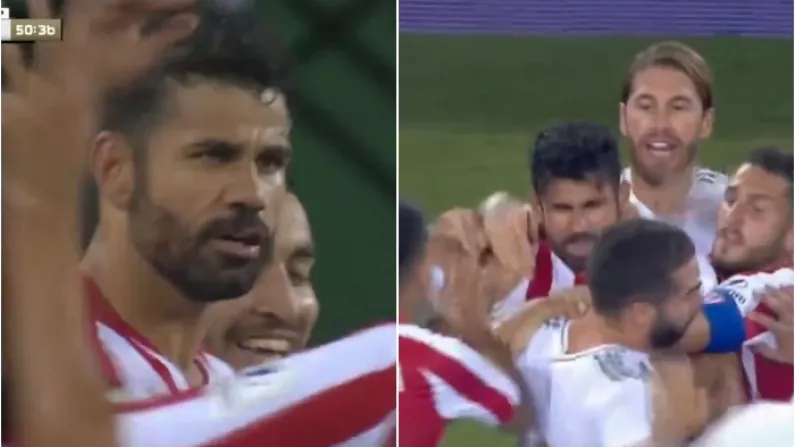 Diego Costa Scores Four And Is Sent Off During Real Madrid Hammering