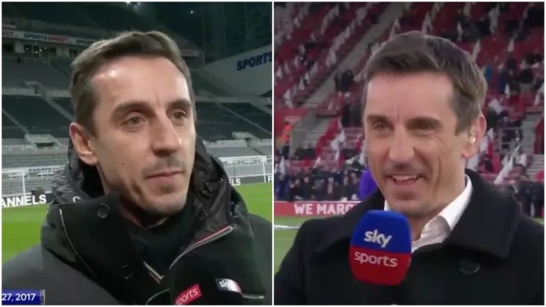Watch: Gary Neville Cringes After Hearing His First Opinion On Van Dijk Signing