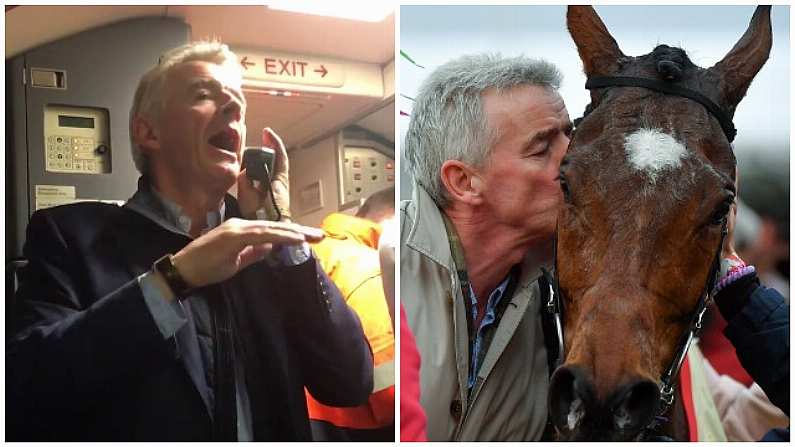 Jubilant Michael O'Leary Grants Free Bar On Ryanair Flight Home To Dublin