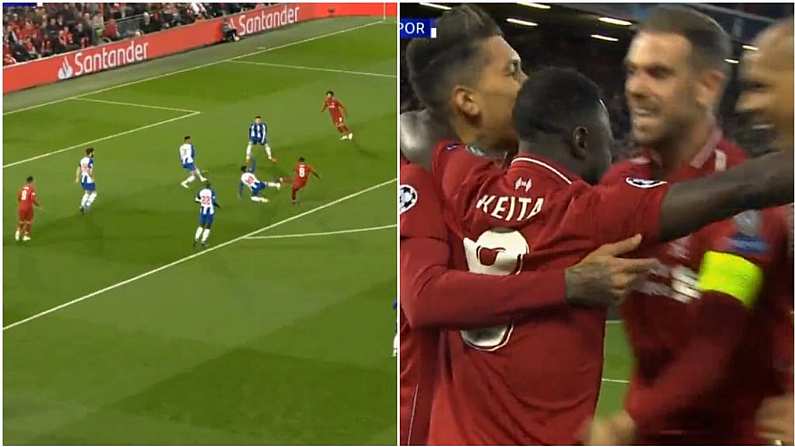 Watch: Fortuitous Naby Keita Goal Sees Liverpool Take Quarter-Final Lead