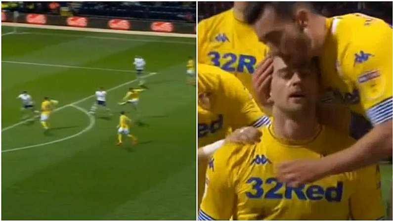 Watch: Ireland's Maybe Man Bamford Rockets Leeds To The...Umm...Lead