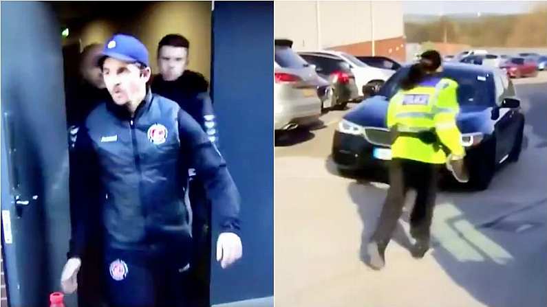 Watch: Police Stop Joey Barton Leaving Stadium After Alleged Assault