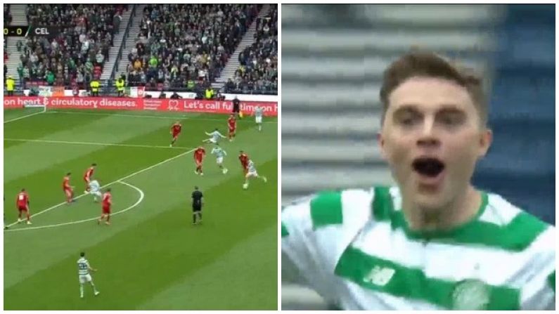 Watch: James Forrest Stunner Puts Celtic Ahead In Scottish Cup Semi-Final