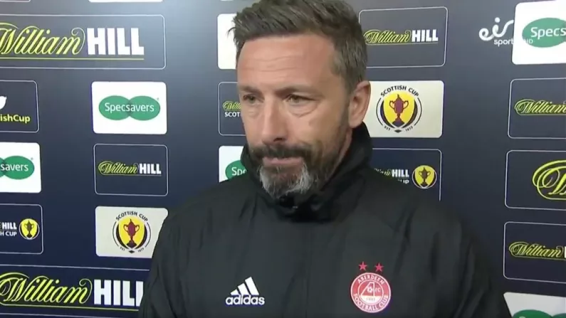 Derek McInnes Claims He Was Sent Off For Reacting To Sectarian Abuse In Celtic Loss