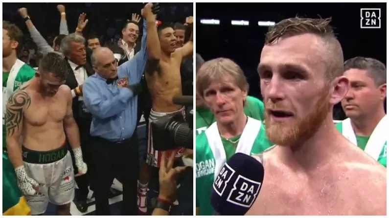 Irishman Furious With Decision After Controversial World Title Fight Defeat