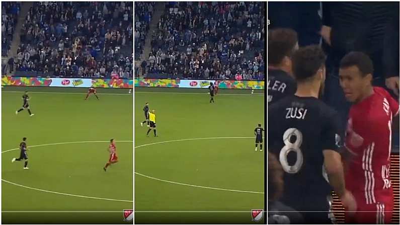 Watch: MLS Player Loses His Shit Altogether And Smashes Ball Into Front Row