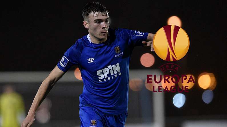 15 March 2019; Aaron Drinan of Waterford FC during the SSE Airtricity League Premier Division match between Waterford and St Patrick's Athletic at the RSC in Waterford. Photo by Matt Browne/Sportsfile