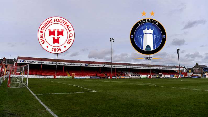 16 March 2019; A general view of Tolka Park at the So Hotels Women's National League match between Shelbourne and Limerick at Tolka Park in Dublin.  Photo by Piaras O Midheach/Sportsfile