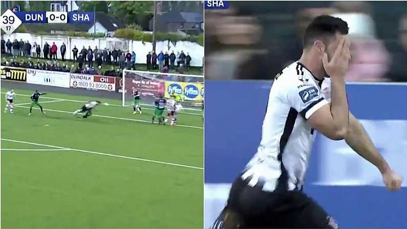 Watch: Pat Hoban Becomes Dundalk's All-Time Leading Scorer With Cracking Header