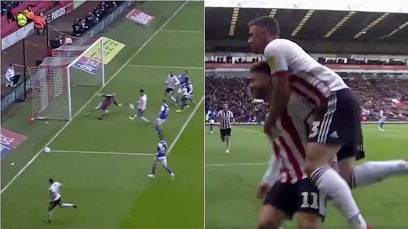 Watch: Scott Hogan Goal Helps Secure Promotion For Sheffield United