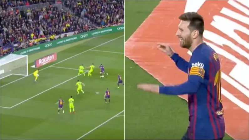 Watch: Lionel Messi Wins The League For Barcelona In Typical Style