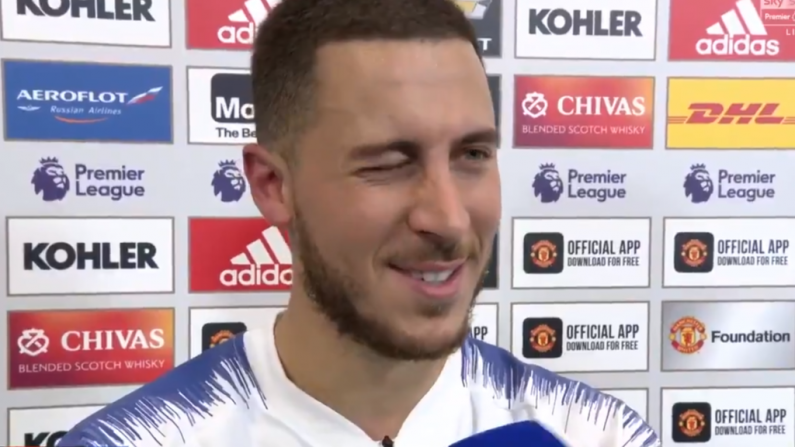 Eden Hazard's Wink Tells You All You Need To Know About His Chelsea Future