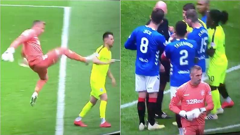 Watch: Allan McGregor Gets Straight Red For Bizarre Karate Kick