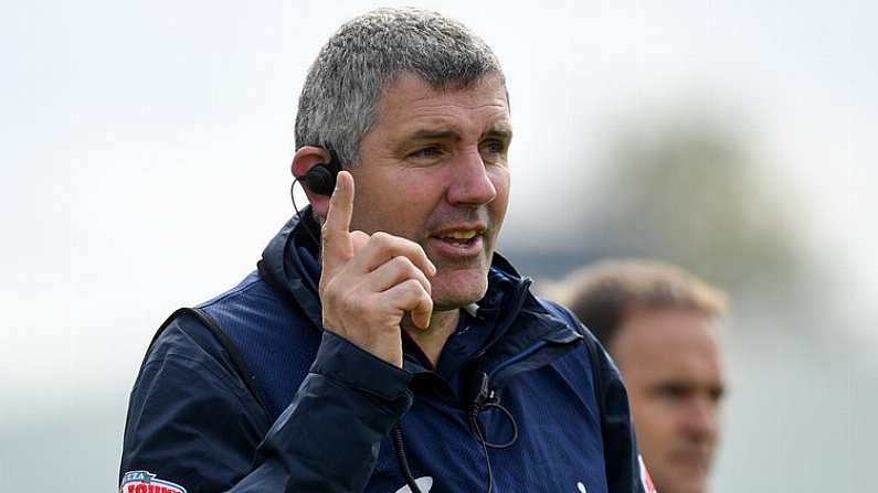 5 May 2019; Galway manager Kevin Walsh during the Connacht GAA Football Senior Championship Quarter-Final match between London and Galway at McGovern Park in Ruislip, London, England. Photo by Harry Murphy/Sportsfile