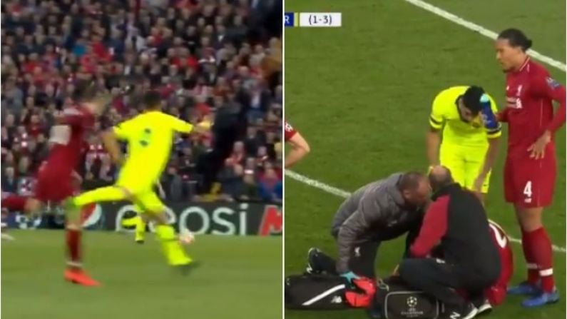Brady And Fowler Critical Of Suarez For 'Deliberate Kick' On Robertson During Champions League Clash
