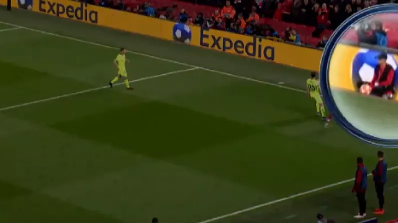 Souness Hails Ballboy After Quick Reaction For Crucial Liverpool Goal