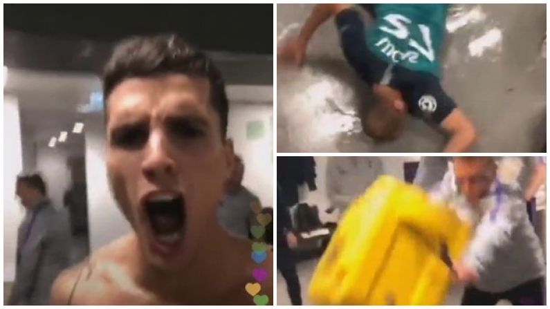 There Were Crazy Scenes Inside The Spurs Dressing Room After KOing Ajax