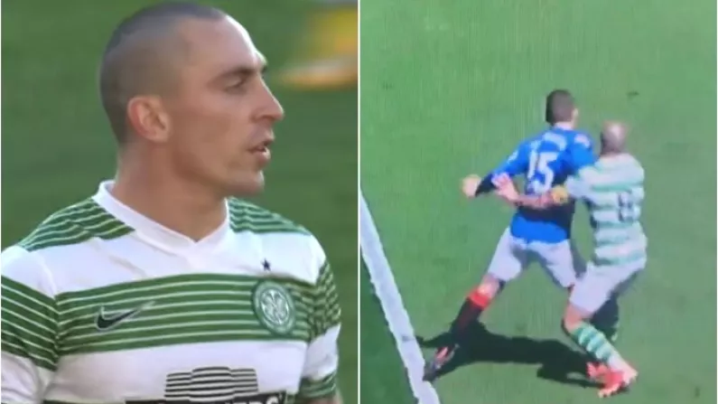Flanagan Avoids Red Card For Forearm Strike On Scott Brown During Derby Clash