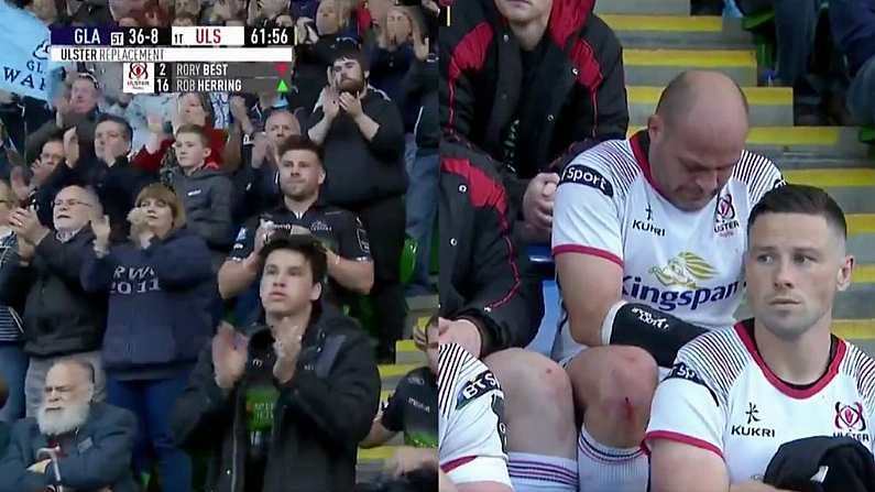 Watch: Rory Best Receives Stunning Glasgow Ovation In Final Ulster Appearance