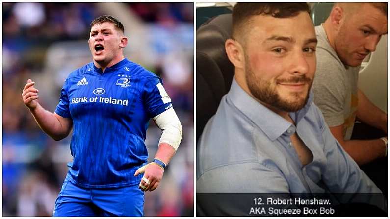 Tadhg Furlong's Instagram Masterpiece Allows Us To 'Meet The Leinster Backs'